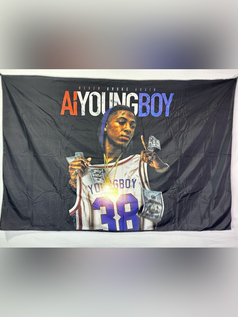 YoungBoy “Never Broke Again” Tapestry 40x60 Inches